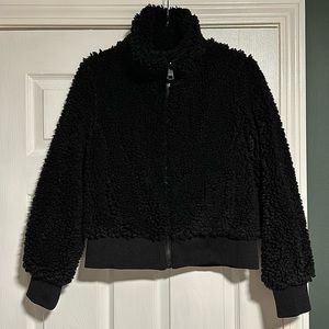 zara teddy bomber jacket